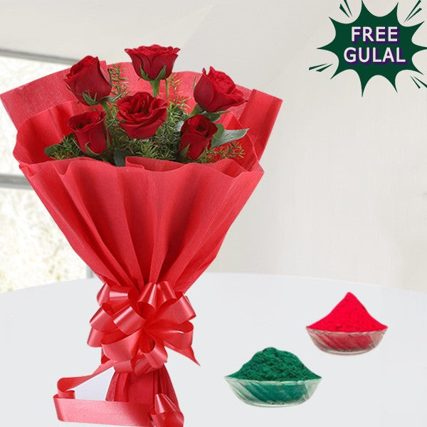 Small Holi Gifts - for Online Flower Delivery In India 