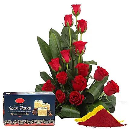 Sweet Holi Gifts - for Online Flower Delivery In India 