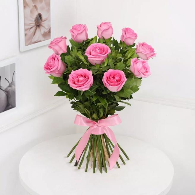 Tiny Pink Rose Bunch - Bunch Of Pink Roses
