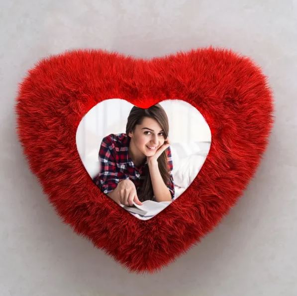 Love In Heart Best Fur Cushion