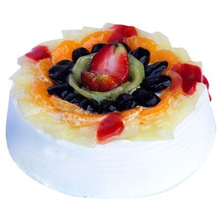 Vanilla Fruit Cake - for Flower Delivery in India 