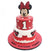 Minnie Mouse Tall Delight- Cake Delivery in Category | Cakes | Mickey Mouse Cakes -This delicious custom fondant theme cake contains: 3 KG micky mouse photo cake Vanilla flavor (Or any other flavor of your choice) Note: The photos are indicative only. Actual design and arrangement might differ based on chef, seasonal elements and ingredient availability. 
