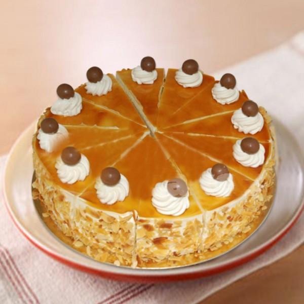 Wow Butter Scotch Cake - for Midnight Flower Delivery in India 