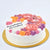 Rainbow Love Twist- Send Cake to Category | Gifts | Birthday Cakes For Husband -This Delicious cake contains: Half KG Vanilla Cake Whipped cream Round Shape Note: The photos are indicative only. Actual design and arrangedment might differ based on chef, seasonal elements and ingRedient availability. 