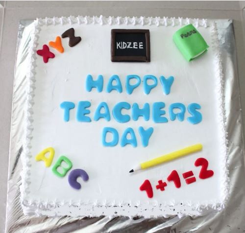 Tasty Teachers Day Cake