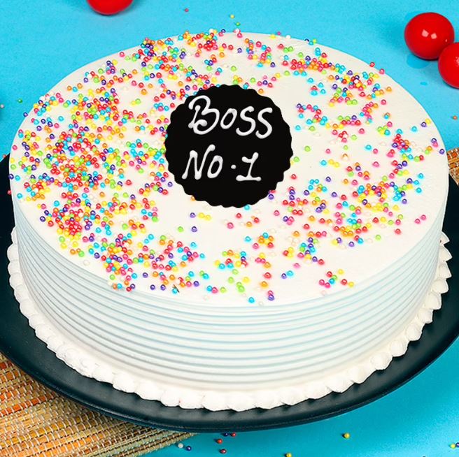 Rainbow Delight Boss Day Treat