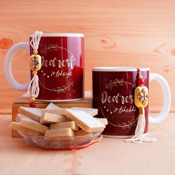 Mug Combo With Sweet Rakhi