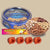 Cookies Dryfruits Diya Delight--This Diwali Special gift contains: Dryfruits-400 gms Butter Cookies 300 gms 4 Diya Note:The photos are indicative. Occasionally, we may need to substitute products with equal or higher value due to temporary and/or regional unavailability issues This is a courier product that may arrive in 2-5 business days from placing order. 