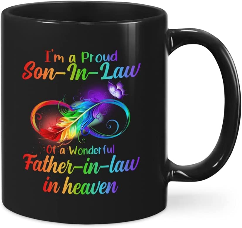 Proud Son-In-Law Coffee Mug - for Midnight Flower Delivery in India 