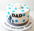 Rosy Dotted Celebration- Order Cake Online in Category | Cakes | Cakes For Father -This Delicious Custom Theme Cake Contains: One KG Premium Cake Vanilla flavor (Or any other flavor of your choice) Round Shape Note: The photos are indicative only. Actual design and arrangedment might differ based on chef, seasonal elements and ingRedient availability. 